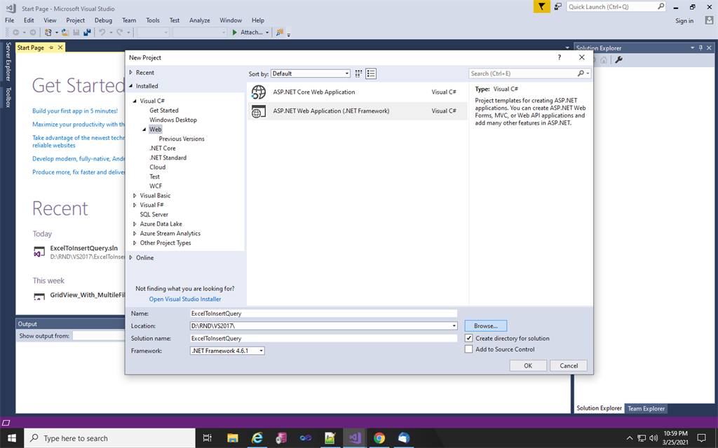 Excel To Insert Statement